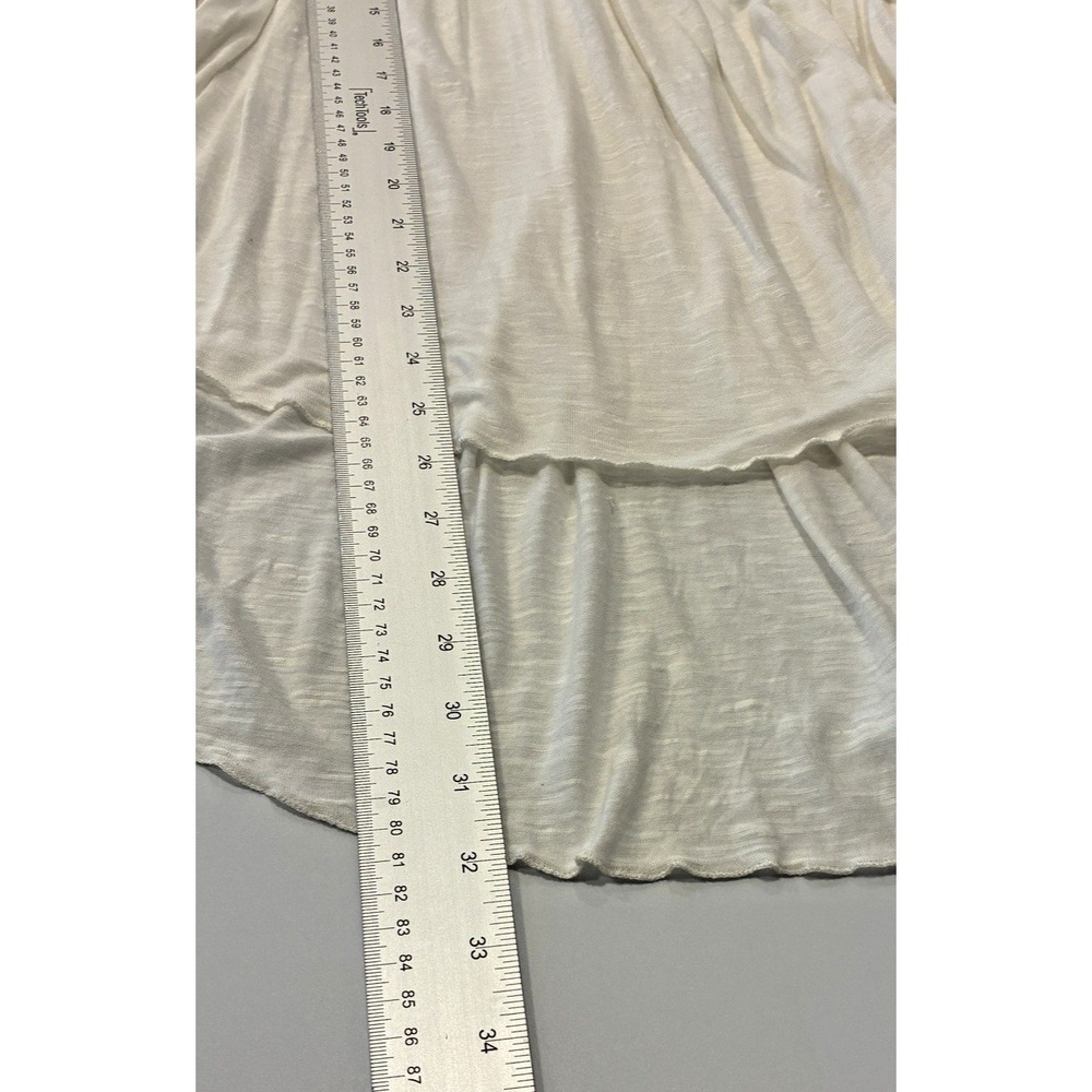 Free People Free Bird Embroidered Hi Lo Peasant Top Sz L Flowy Boho Renaissance‎ - Picture 12 of 13